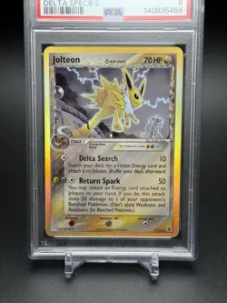 2005 Pokemon EX Delta Species Jolteon Holo Rare #7 EX - MINT PSA 6 - Image 2