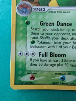 2005 Pokemon EX Unseen Forces Bellossom #3/115 Holo Rare MP - Image 5