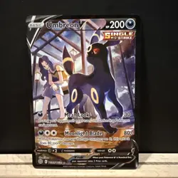 Pokemon TCG Umbreon V TG22/TG30 Swsh09: Brilliant Stars Trainer Gallery Holo - Image 1