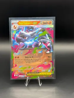 Pokemon TCG | Mega Charizard X ex 013/094 Me02: PFL Pack Fresh NM+ - Image 1
