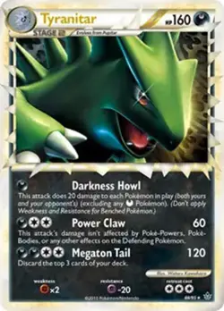 Tyranitar (Prime) - 88/95 - Pokemon Unleashed Ultra Rare MP - Image 1