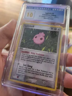 (POP 3) CGC PRISTINE Pokemon Igglybuff REVERSE HOLO 37/101 EX Hidden Legends - Image 2