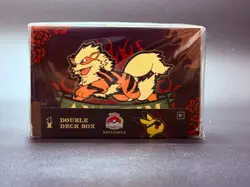 Pokemon World Championships 2025 Exclusive Double Deck Box - Arcanine SEALED - Image 1