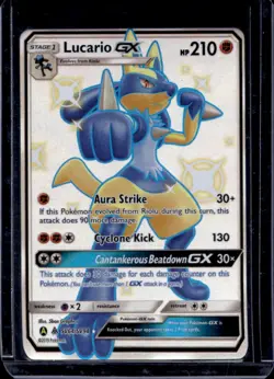 2019 Pokemon SM Hidden Fates Lucario GX Shiny Vault Rare #SV64/SV94 - Image 1