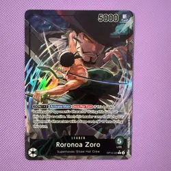 One Piece Alternate Leader Roranoa Zoro Card OP12-020 - Alt Art - English - Mint - Image 1