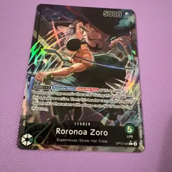 One Piece Alternate Leader Roranoa Zoro Card OP12-020 - Alt Art - English - Mint - Image 2