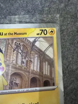 Pikachu At The Museum OVERSIZED Promo Card - Natural History Museum - SEALED ✅ - Image 3
