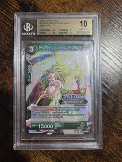 Endless Evolution Broly JUDGE STAMPED Foil P-033 Dragon Ball Super Card BGS 10 - Image 1