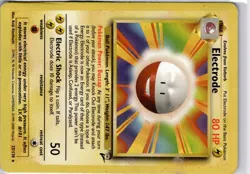 Pokemon Card Electrode Base Set 2 25/130 Non Holo Rare WOTC Trading Card TCG - Image 5