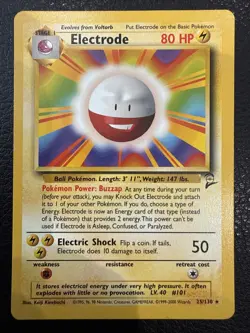 Pokemon TCG Electrode Base Set 2 25/130 Rare Card MINT Never Played - Image 1