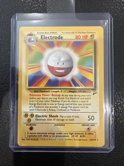 Pokemon TCG Electrode Base Set 2 25/130 Rare Card MINT Never Played - Image 3