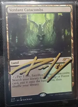 MTG VERDANT CATACOMBS SHADOW SIGNED BY ARTIST Secret Lair Drop SLD promo - Image 1