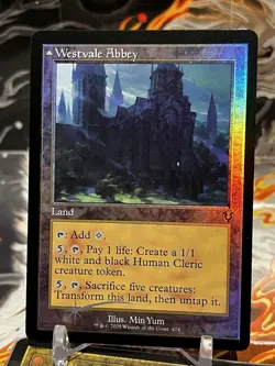 MTG | Westvale Abbey - Ormendahl, Profane Prince (Retro) [INR] ✨FOIL✨ - Image 1