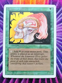 MTG Magic the Gathering - Llanowar Elves - Image 1