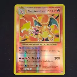 Pokemon TCG Charizard 11/108 Evolutions Reverse Holo Rare Card 150 HP - Image 1