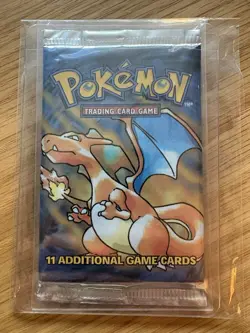 Pokemon Base Set Charizard Booster Pack Sealed Potential HOLOU - Image 4