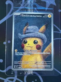 Pokemon TCG Pikachu With Grey Felt Hat Van Gogh Promo #085- Sealed - Image 1