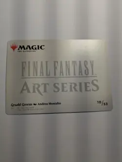 Gysahl Greens Art Card Gold Stamped Signature Art Series FINAL FANTASY 10/53 MtG - Image 2