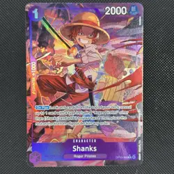 One Piece Shanks (Alt Art) OP13-065 R Carrying on His Will English - Image 1