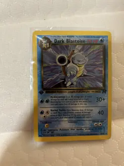 Dark Blastoise 20/82 1st Edition Non-Holo Pokemon Team Rocket NM/Mint+ - Image 1