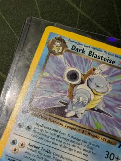 1st Edition Non Holo Dark Blastoise 20/82 Team Rocket Set Rare Pokemon Card - NM - Image 2