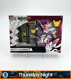 POKEMON TCG CELEBRATIONS COLLECTION DARK SYLVEON V SEALED BOX - Image 1