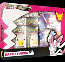 Pokemon 25th Anniversary Celebrations Dark Sylveon V Collection Box | Sealed - Image 1
