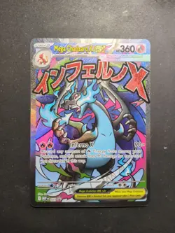 Pokemon TCG Mega Charizard X EX MEP 023 UPC Black Star Promo Pokemon Card - MINT - Image 1