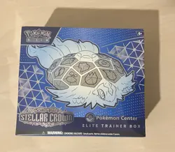 TCG Pokemon Center Exclusive Stellar Crown Elite Trainer Box Etb New & Sealed UK - Image 1