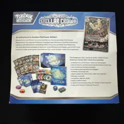 Pokemon Center Exclusive TCG Stellar Crown Elite Trainer Box PC ETB SEALED - Image 2