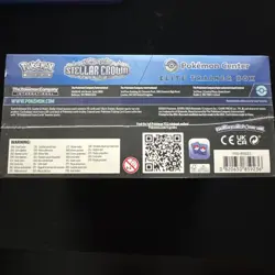Pokemon Center Exclusive TCG Stellar Crown Elite Trainer Box PC ETB SEALED - Image 3