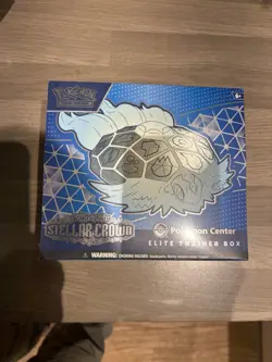 TCG Pokemon Center Exclusive Stellar Crown Elite Trainer Box Etb New & Sealed UK - Image 1