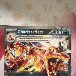 Pokemon TCG Charizard EX Obsidian Flames Holo Card 125/197 NM Condition - Image 2