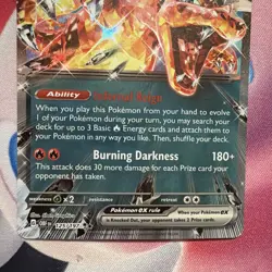 Pokemon TCG Charizard EX Obsidian Flames Holo Card 125/197 NM Condition - Image 3
