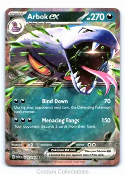 Arbok EX 024/165 - Scarlet & Violet 151 - Pokemon Card - Near Mint - Image 1