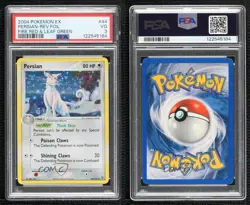 Persian Reverse Foil Pokemon EX FireRed & LeafGreen PSA 3 2004 - Image 3