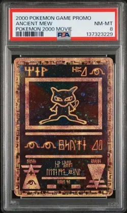 2000 POKEMON GAME MOVIE POKEMON 2000 MOVIE ANCIENT MEW PSA 8 - Image 1