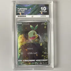 Turtwig 206/172 AR VSTAR Universe S12A Ace 10 Graded Pokemon Card Japanese - Image 1