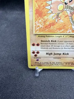 Hitmonlee - 22/62 - Pokemon Fossil Unlimited Rare Card WOTC MP - Image 4