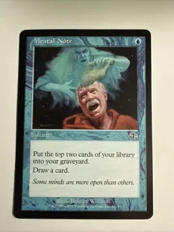 Mental Note - Judgment (Magic the Gathering Card) Lightly Played - Image 1