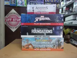 MTG ASSASSIN'S BEYOND + SPIDER-MAN + OUTLAWS PLAY + FOUNDATIONS JUMPSTART BOXES - Image 1