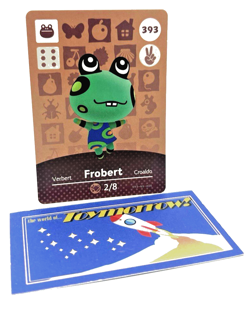 Animal Crossing Nintendo Amiibo - FROBERT #393 - Series 4 Authentic Card - Image 1