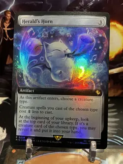 MTG | Herald's Horn (Extended Art) ✨FOIL✨ (FINAL FANTASY Promo) - Image 1