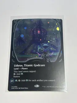 Uthros, Titanic Godcore (Borderless Galaxy Foil) 0380 Edge of Eternities MTG NM - Image 1