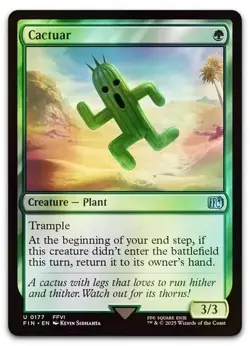 Cactuar #177 (Foil) (NM) Final Fantasy FIN Magic MTG - Image 1