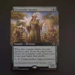 Formidable Speaker (Extended Art) Lorwyn Eclipsed MTG - Image 1