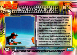 Topps Blue Logo Pokemon Mewtwo Strikes Back Movie The Rebirth of Ash #38 N Holo - Image 2