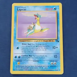 Pokemon Lapras 25/62 Fossil Regular Moderately Played *FREE SHIPPING* - Image 1
