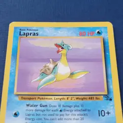 Pokemon Lapras 25/62 Fossil Regular Moderately Played *FREE SHIPPING* - Image 2