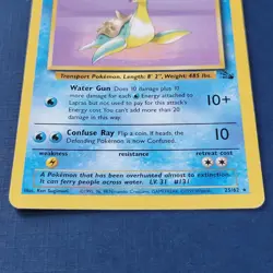 Pokemon Lapras 25/62 Fossil Regular Moderately Played *FREE SHIPPING* - Image 3